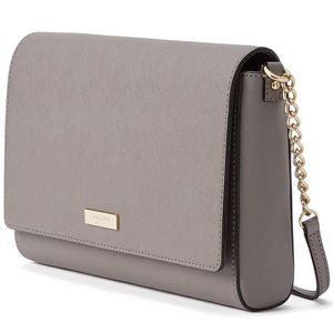 Kate Spade Tilden Place Alek Leather Grey Crossbody